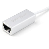 StarTech.com Adaptador de Red Ethernet Gigabit Externo USB 3.0 - Plateado tarjetas de red Alámbrico USB Ethernet 1