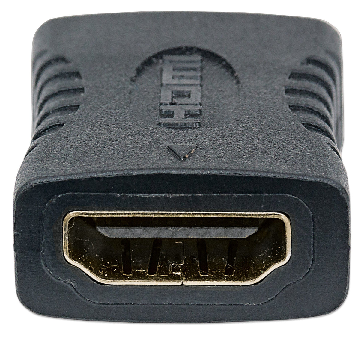 Manhattan Acoplador/conector HDMI recto, 4K@60 Hz, apto para TODOS los usos 4K y 1080p/HD, une 2 cables HDMI de hasta 5 m por lado, hembra/hembra, negro, Ultra HD 4K×2K, garantía de por vida, equivalente a GCHDMIFF Cable HDMI HDMI Hembra Hembra