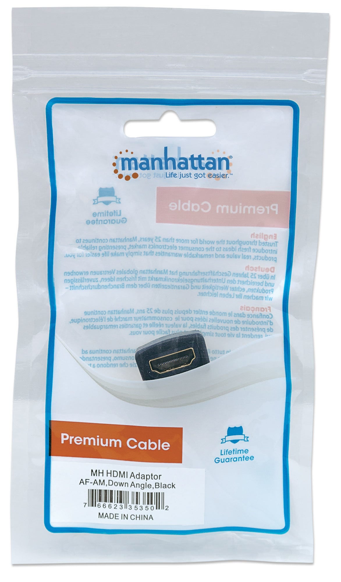 Manhattan 353502 Cable HDMI HDMI Macho Hembra