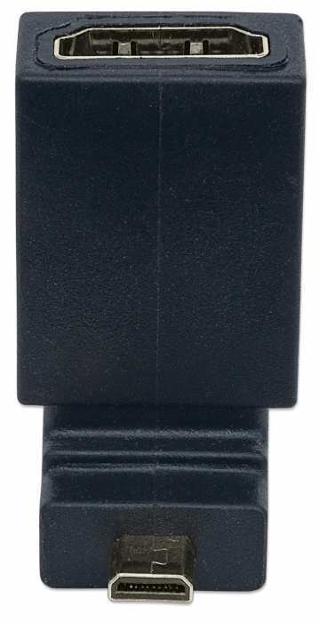Manhattan Adaptador HDMI Cable HDMI Micro-D HDMI Type A Macho Hembra