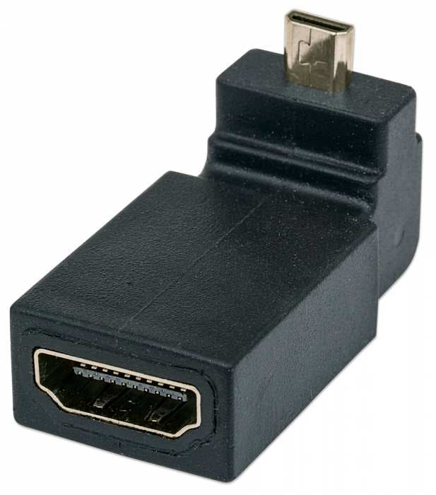 Manhattan Adaptador HDMI Cable HDMI Micro-D HDMI Type A Macho Hembra