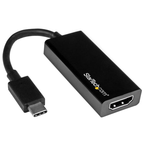 StarTech.com Adaptador Gráfico USB-C a HDMI 4K30Hz - Conversor de Vídeo USB 3.1 Tipo C a HDMI - Compatible Thunderbolt 3 - Dongle adaptadores gráficos usb USB Tipo C Macho Derecho 3.2 Gen 2 (3.1 Gen 2)
