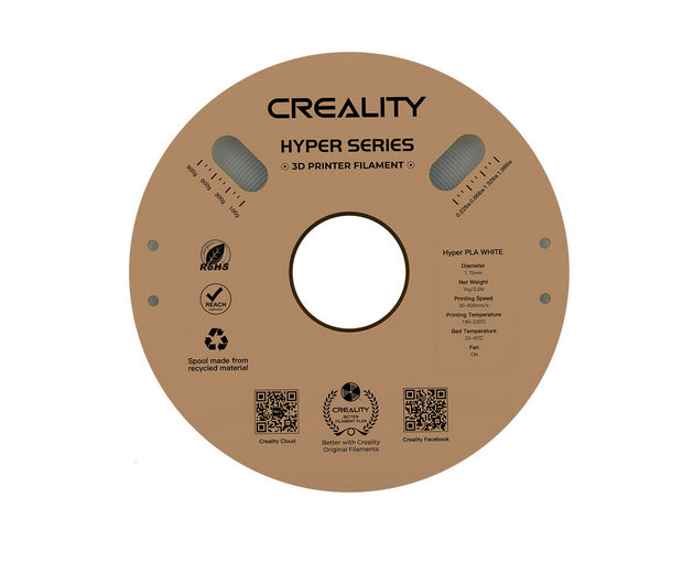 Filamento Creality HYPER PLA 1.75 mm Blanco