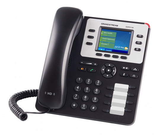 GXP2130, Teléfono IP HD, 3 SIP/Líneas, PoE, 8 Teclas BLF, GigaEth, Bluetooth