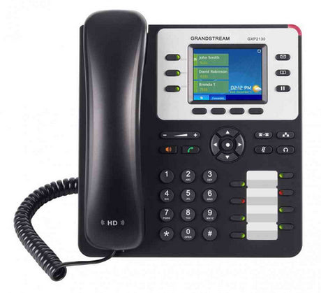 GXP2130, Teléfono IP HD, 3 SIP/Líneas, PoE, 8 Teclas BLF, GigaEth, Bluetooth