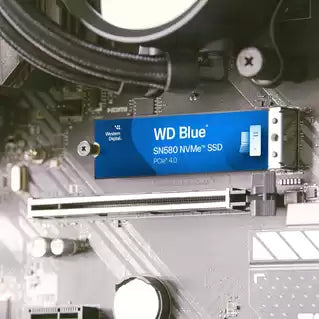 SSD Interno Western Digital Blue SN580 1TB M.2 2280 PCIe 4.0 NVMe Lect 4150/4150 MB/s para Lap y PC