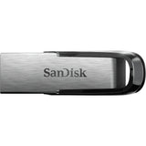 SanDisk ULTRA FLAIR unidad flash USB 128 GB USB tipo A 3.2 Gen 1 (3.1 Gen 1) Negro, Plata, 150 MB/s, Sin tapa