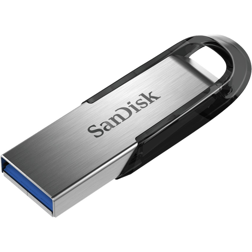 SanDisk ULTRA FLAIR unidad flash USB 128 GB USB tipo A 3.2 Gen 1 (3.1 Gen 1) Negro, Plata, 150 MB/s, Sin tapa