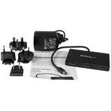 StarTech.com Concentrador MST - Mini DisplayPort a 3x HDMI divisores de vídeo Mini DisplayPort 3x HDMI 3 Negro