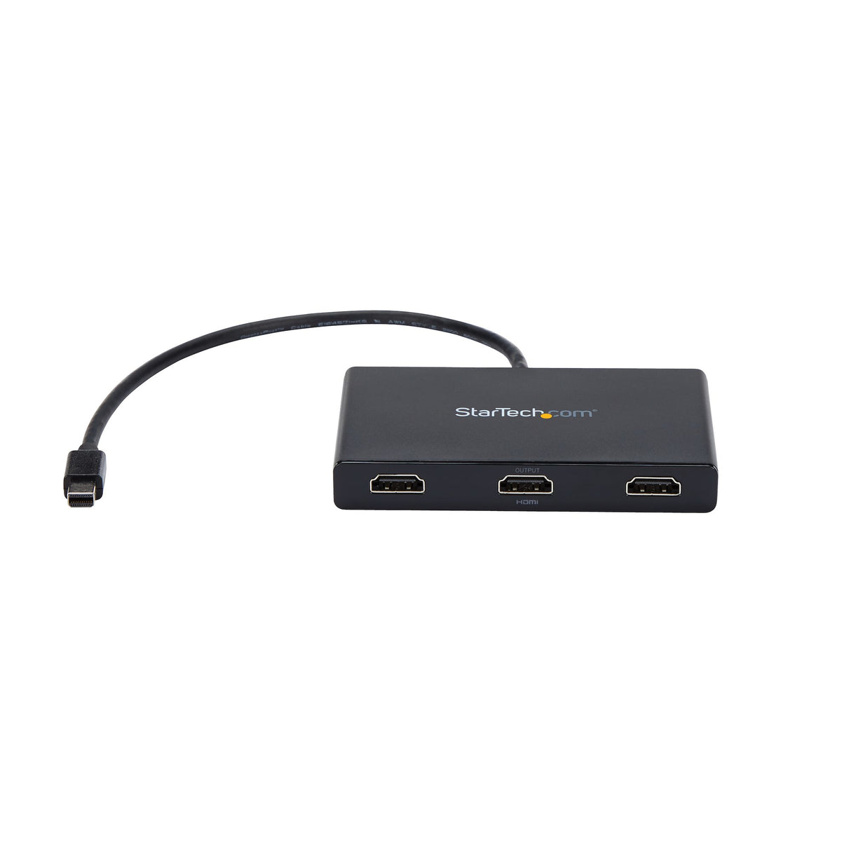 StarTech.com Concentrador MST - Mini DisplayPort a 3x HDMI divisores de vídeo Mini DisplayPort 3x HDMI 3 Negro