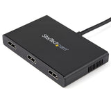 StarTech.com Concentrador MST - Mini DisplayPort a 3x HDMI divisores de vídeo Mini DisplayPort 3x HDMI 3 Negro