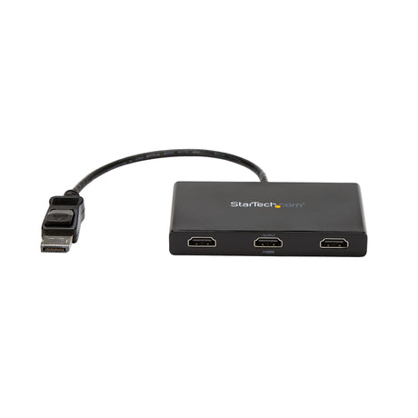 StarTech.com Adaptador Multimonitor de 3 Puertos - Divisor Splitter de Vídeo DisplayPort a 3x HDMI - Hub MST DP a HDMI -1080p Triple - Modo Extendido o Clonado - Windows Solamente divisores de vídeo DisplayPort 3x HDMI 3 Negro