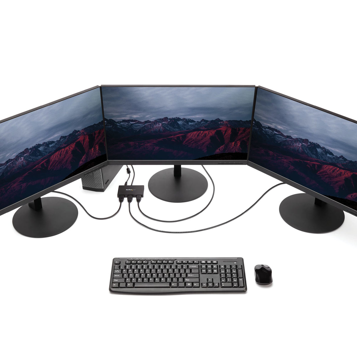StarTech.com Adaptador Multimonitor de 3 Puertos - Divisor Splitter de Vídeo DisplayPort a 3x HDMI - Hub MST DP a HDMI -1080p Triple - Modo Extendido o Clonado - Windows Solamente divisores de vídeo DisplayPort 3x HDMI 3 Negro