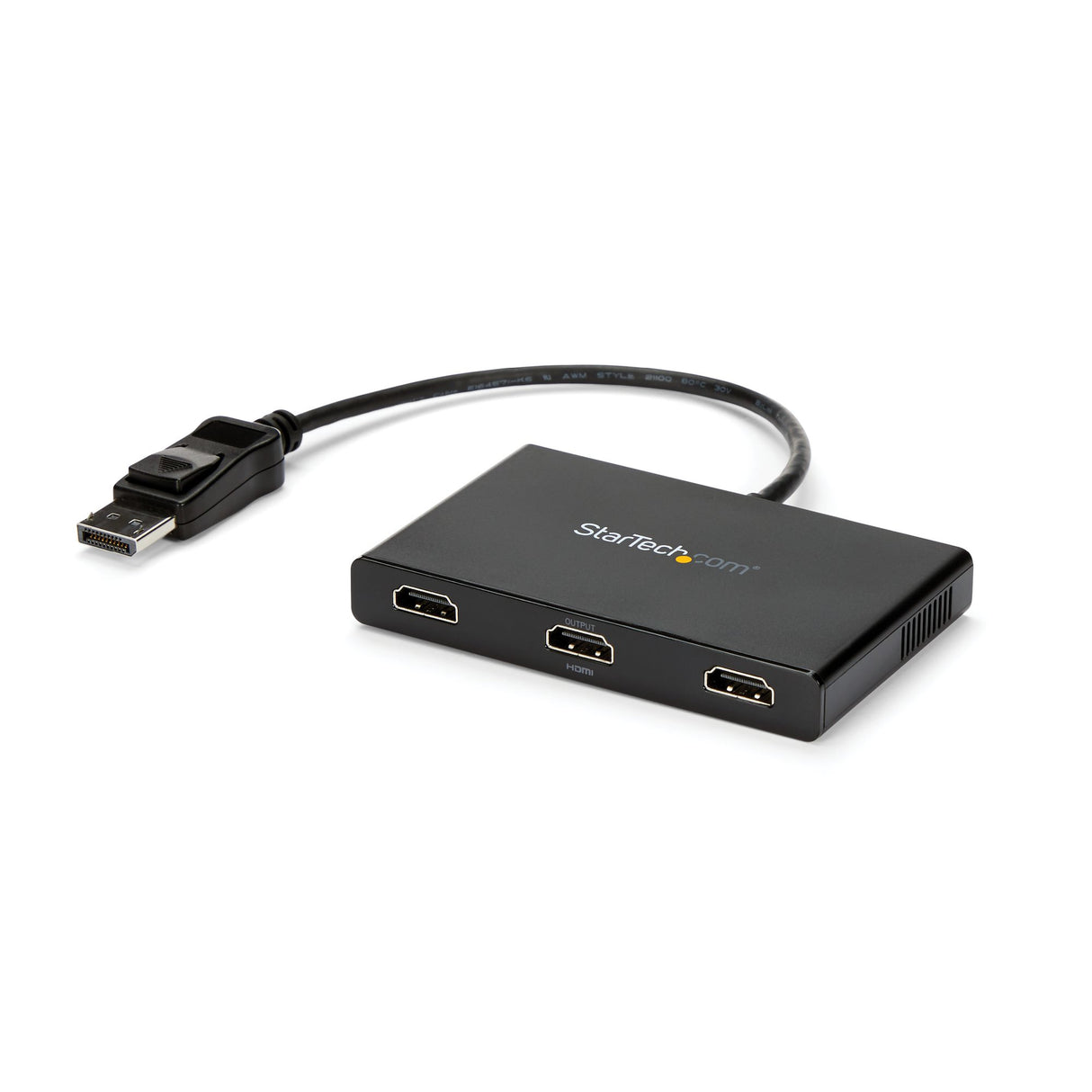 StarTech.com Adaptador Multimonitor de 3 Puertos - Divisor Splitter de Vídeo DisplayPort a 3x HDMI - Hub MST DP a HDMI -1080p Triple - Modo Extendido o Clonado - Windows Solamente divisores de vídeo DisplayPort 3x HDMI 3 Negro