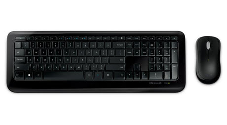 Microsoft Wireless Desktop 850 teclado Ratón incluido Oficina RF inalámbrico Español Negro, Tamaño completo (100%), Inte