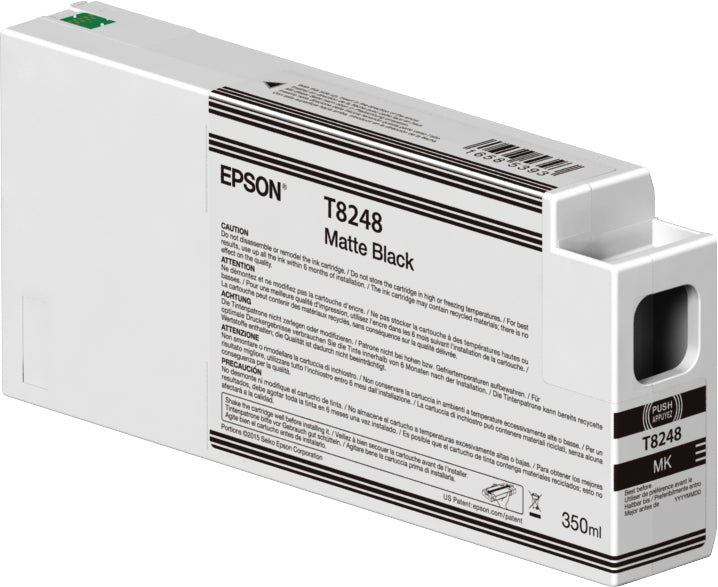 Epson Singlepack Matte Black T824800 UltraChrome HDX/HD 350ml Cartucho de Tinta Tinta a base de pigmentos Impresión por inyección de tinta 1 pieza(s) 350 ml
