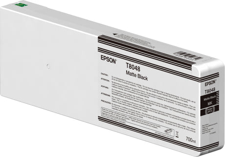 Epson Singlepack Matte Black T804800 UltraChrome HDX/HD 700ml Cartucho de Tinta Tinta a base de pigmentos Impresión por inyección de tinta 1 pieza(s) 700 ml
