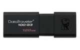 Kingston Technology DataTraveler 100 G3 Memoria Flash 128 GB USB tipo A 3.2 Gen 1 (3.1 Gen 1) 100 MB/s