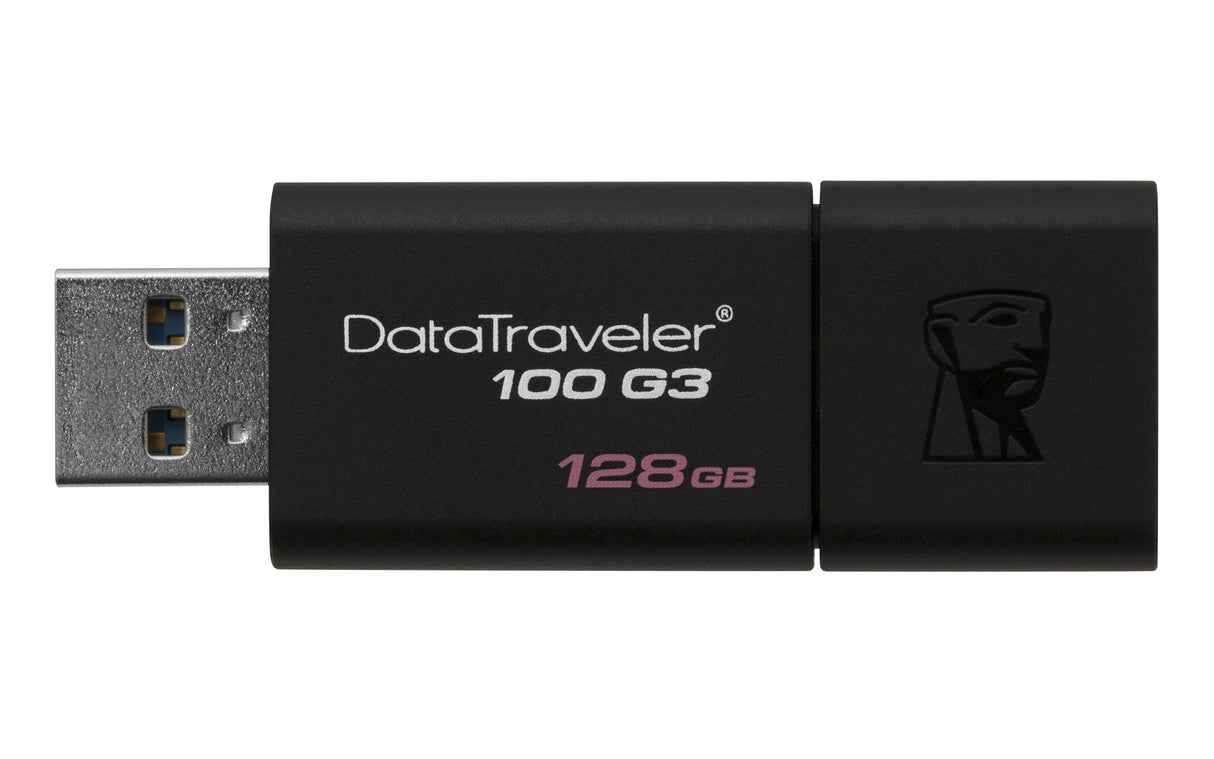 Kingston Technology DataTraveler 100 G3 Memoria Flash 128 GB USB tipo A 3.2 Gen 1 (3.1 Gen 1) 100 MB/s