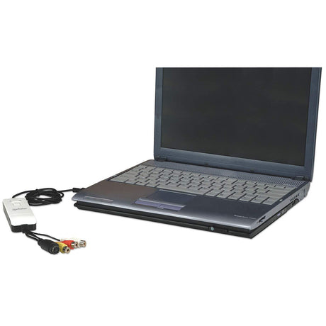 Manhattan Grabador USB de Audio/Video, Negro, Gris, FCC CE RoHS2, MAN-162579