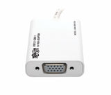 Tripp Lite U444-06N-VGA Adaptador de USB 3.1 Gen 1 USB-C a VGA (M/H), Compatible con Thunderbolt 3, 2048 x 1152 (1080p)