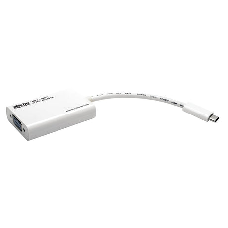 Tripp Lite U444-06N-VGA Adaptador de USB 3.1 Gen 1 USB-C a VGA (M/H), Compatible con Thunderbolt 3, 2048 x 1152 (1080p)