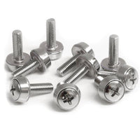 StarTech.com Caja de 50 Tornillos de Montaje M5 para Rack Gabinete de Servidores Accesorios para rack Tornillo Plata 295