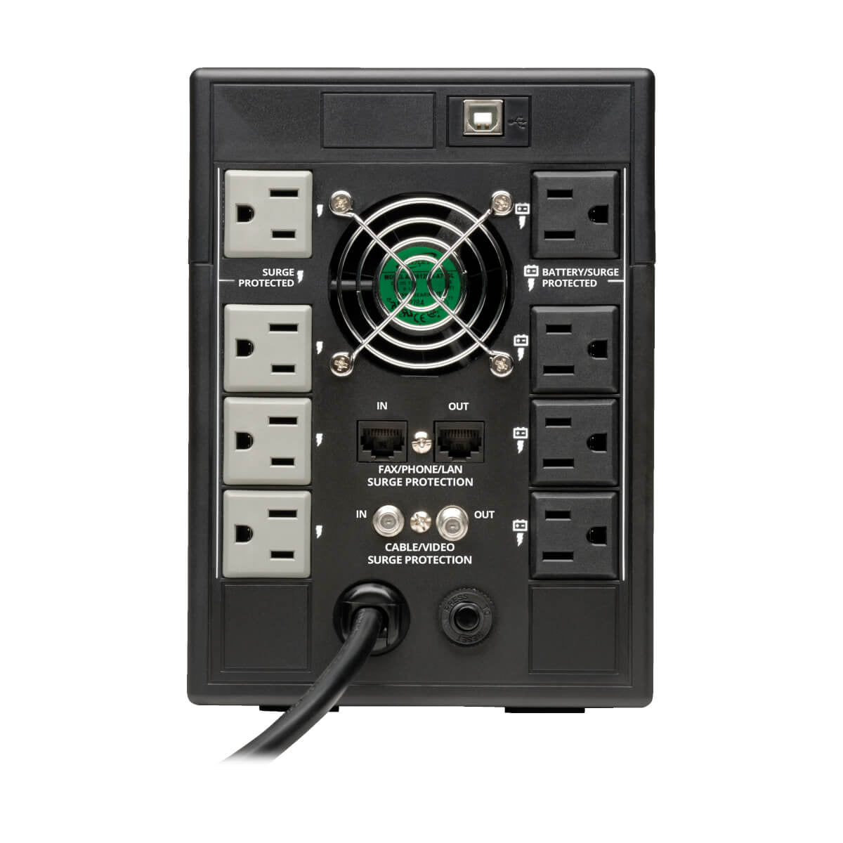 Tripp Lite SMART1300LCDT UPS SmartPro LCD Interactivo de 120V 1300VA 720W, AVR, en Torre, USB, 8 Tomacorrientes