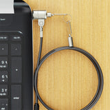 Klip Xtreme Bolt K cable antirrobo Negro, Plata 2 m, Kensington, Llave, Acero galvanizado