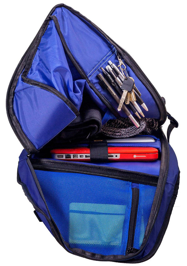 Skypeak TRP-117BL mochila Mochila casual Azul Poliamida, Poliéster, Compartimento del portátil