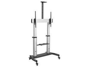 Soporte móvil de piso StarTech STNDMTV100 para pantalla de 60" a 100", soporta hasta 100kg, ajustable en altura