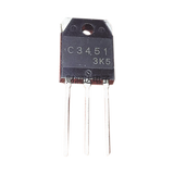 Transistor de Potencia en Silicio tipo NPN, 500 Vc-b, 15 A. 100 Watt, TO-3PA .