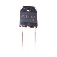 Transistor de Potencia en Silicio tipo NPN, 500 Vc-b, 15 A. 100 Watt, TO-3PA .