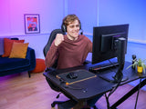 Trust GXT 765 Glide-Flex RGB Ratón Monocromo Nylon, Caucho Si Si