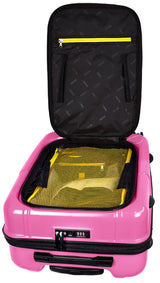 Skypeak PRL-240190205PK equipaje Maleta Caparazón duro Rosa 65.77 L Acrilonitrilo butadieno estireno (ABS), Policarbonat