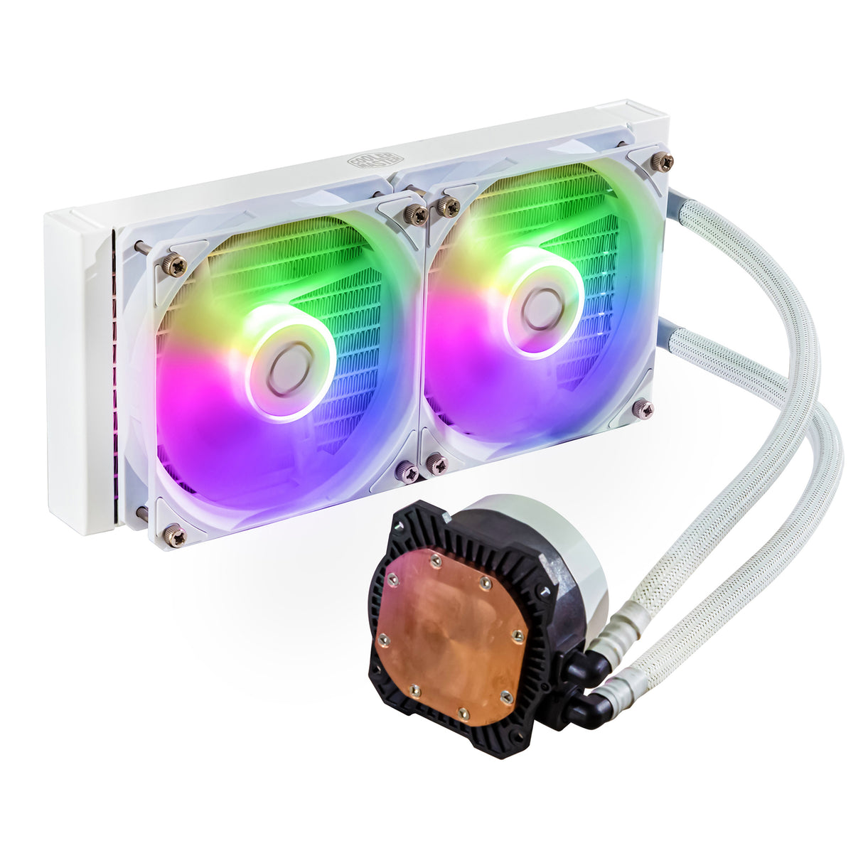 Cooler Master MasterLiquid 240L Core ARGB White Procesador Kit de refrigeración líquida 12 cm Blanco