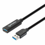 Manhattan 153737 Cable USB 3.2 Gen 1 (3.1 Gen 1) USB A USB A Macho