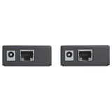 StarTech.com Extensor Alargador USB 2.0 de 4 Puertos por Cable Cat5 o Cat6 - Extensor Compacto USB 2.0 por Ethernet - Ha