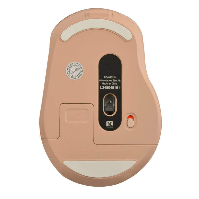 Perfect Choice PC-045151 ratón Oficina Diestro RF inalámbrico 1600 DPI, Crema