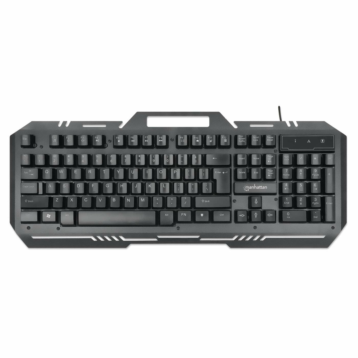 Manhattan 180610 Teclado Juego Alámbrico USB QWERTY
