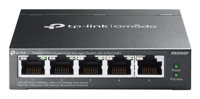 TP-Link Omada ES205GP dispositivo de redes Gestionado Si Si 5