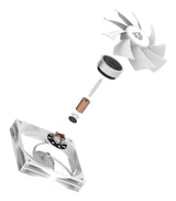 Balam Rush BR-942171 sistema de refrigeración de computadora Gabinete de la computadora Ventilador 12 cm Blanco