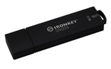Kingston Technology IronKey D500S unidad flash USB 8 GB USB tipo A 3.2 Gen 1 (3.1 Gen 1) Negro, 260 MB/s, Tapa
