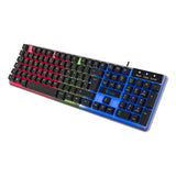 Teclado Alambrico Stylos Membrana 100% 105 Teclas LED Conexión USB 1.4m Transparente