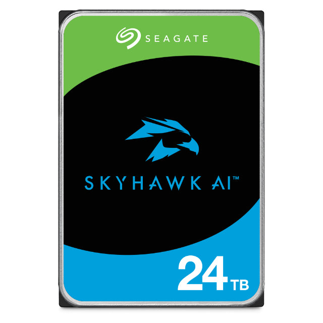 Seagate SkyHawk AI discos duros internos 24 GB 7200 RPM 512 MB 3.5 cm (3.5")