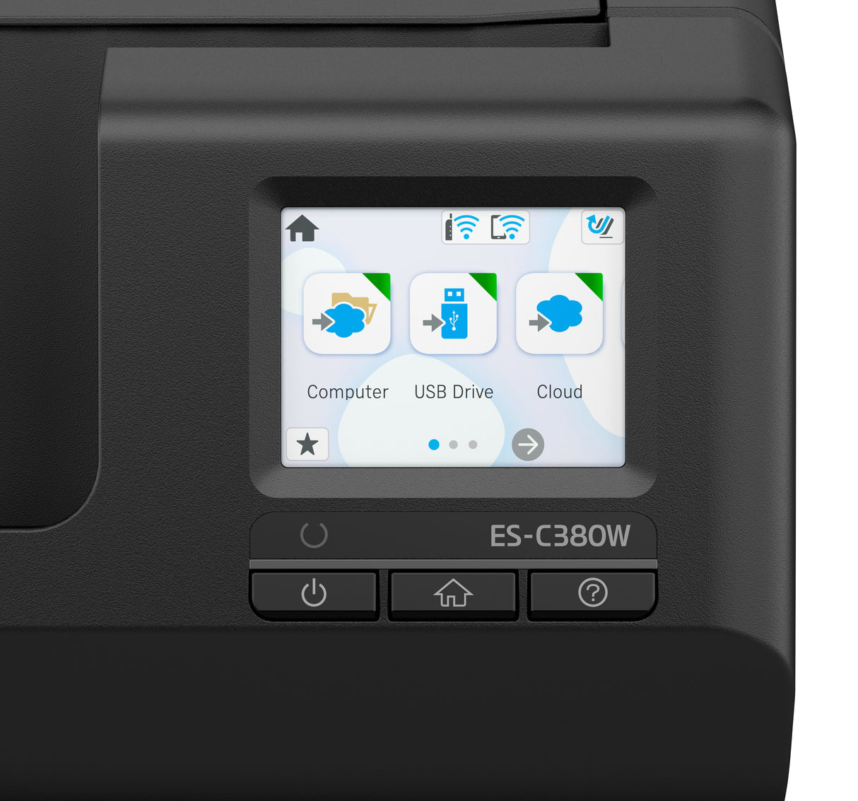 Epson ES-C380W ADF + Escáner de alimentación de hojas 600 x 600 DPI A4 Negro, 215.9 x 5588 mm, 30 Bit, 24 Bit