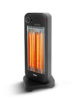 RCA RC-H3C calefactor eléctrico Interior Negro 900 W Calentador de ambiente eléctrico infrarrojo, Fibra de carbono, Piso