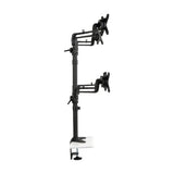 Tripp Lite DDR1327SQFC Soporte Cuádruple de Escritorio Articulado de Brazo Flexible de Movimiento Completo para Monitore
