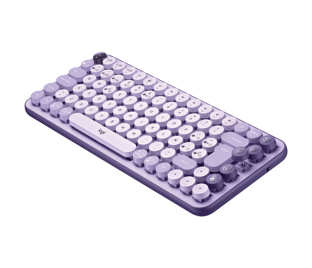 Logitech POP Keys Teclado Logitech Tactile Universal Inalámbrico y alámbrico Bluetooth