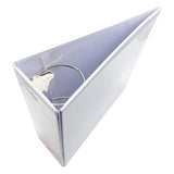 Nextep NE-013R carpeta de cartón Carta Blanco, Anillo redondo, Vinilo, 1 pieza(s)